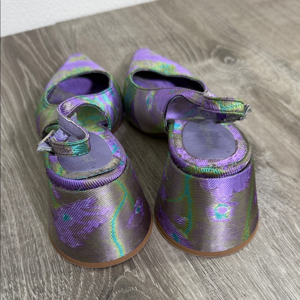 Jeffrey Campbell Iridescent Purple and Green Heels - Picture 2 of 5